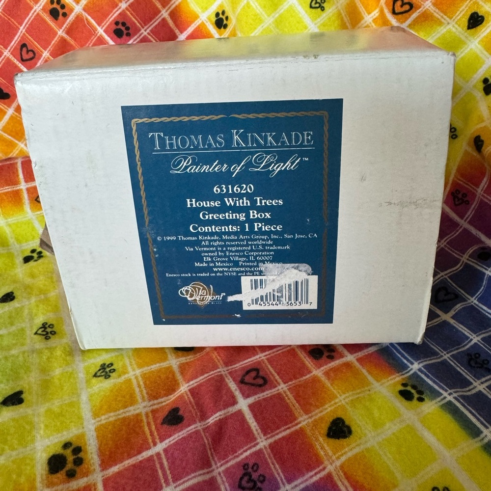 Thomas Kincade the Painter of Light
1999 House with Trees Greeting Box